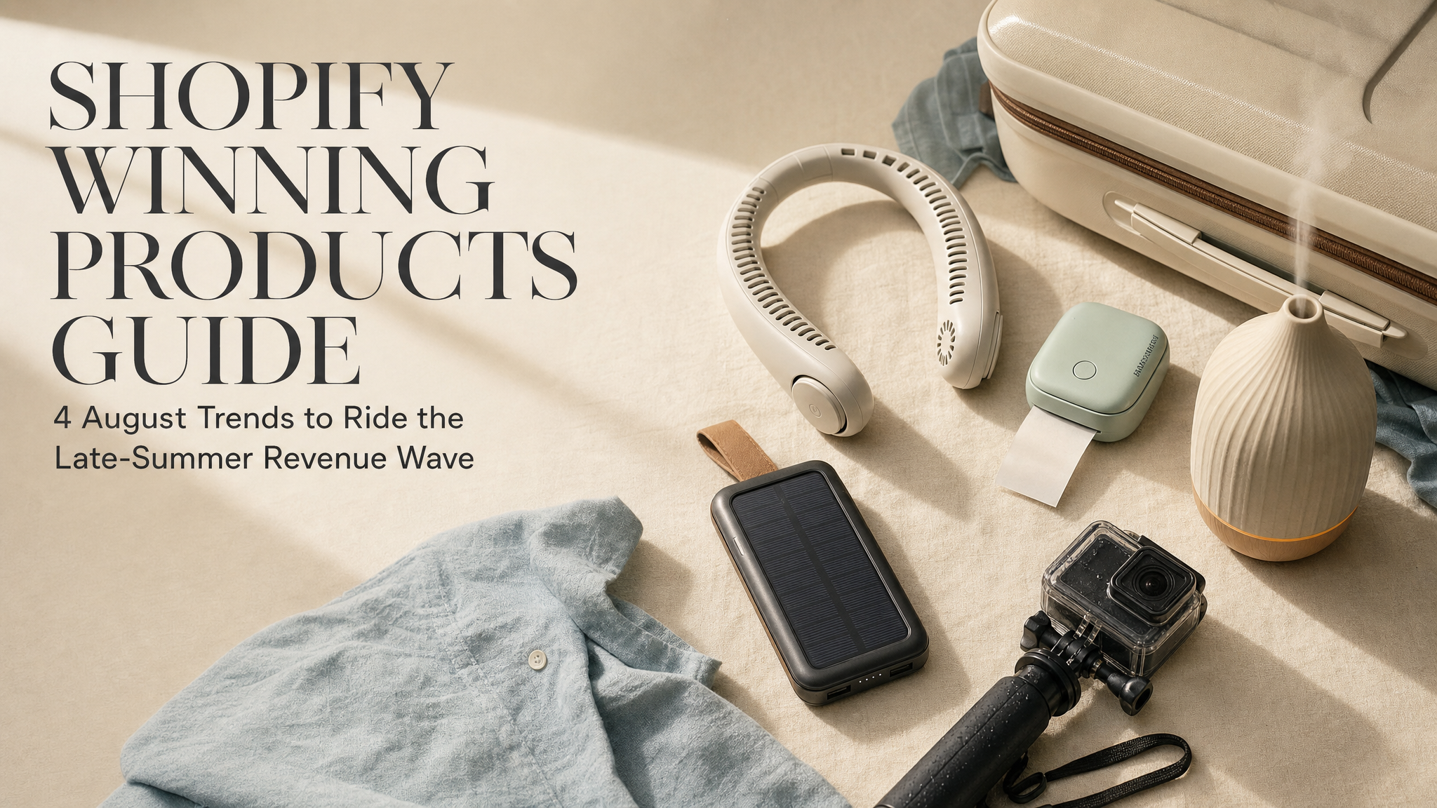 Shopify Winning Products Guide: 4 August Trends to Ride the Late-Summer Revenue Wave
