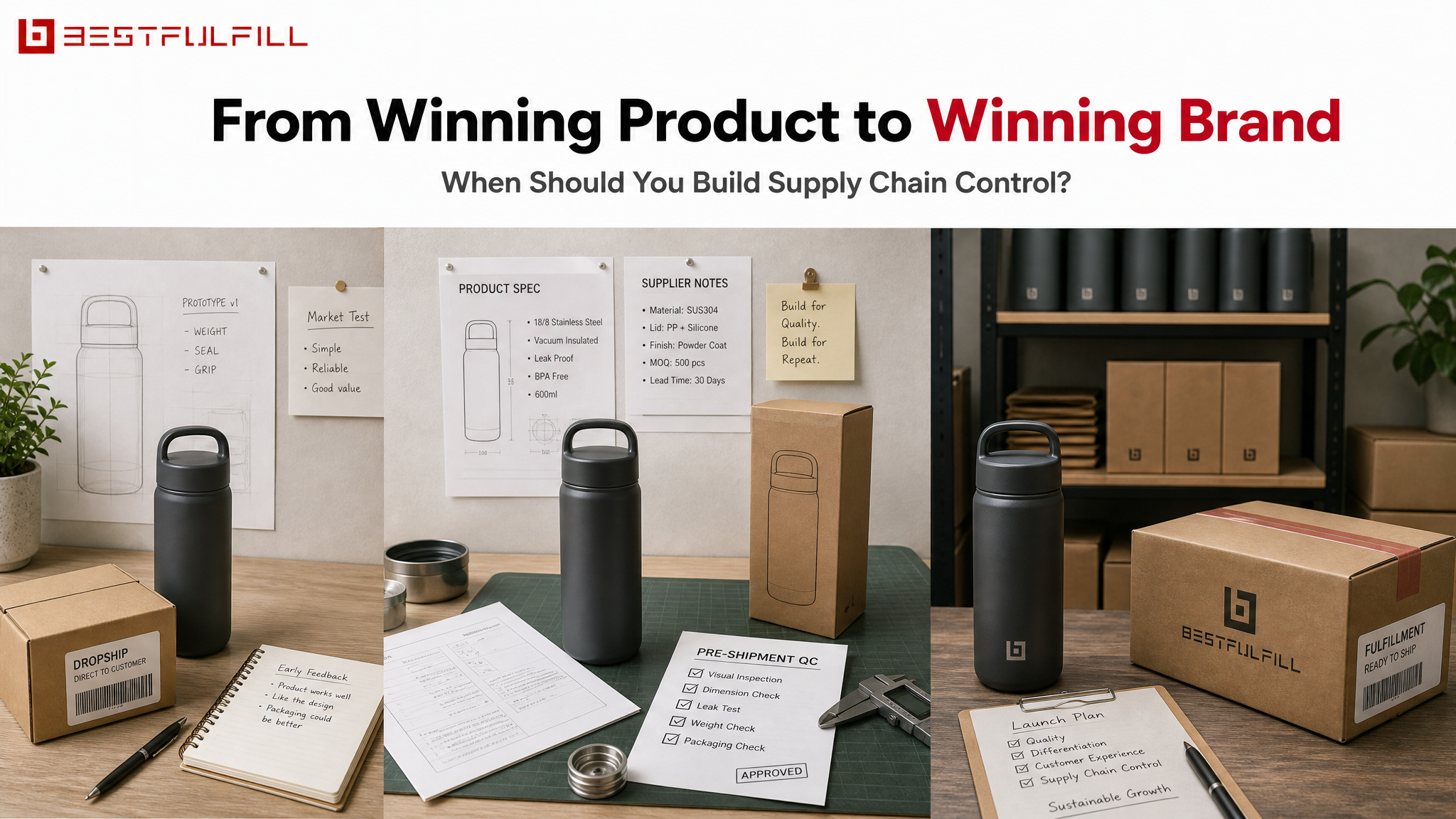From Winning Product to Winning Brand: When Should You Build Supply Chain Control?